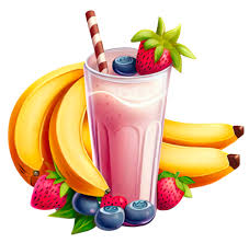 Deliciosos batidos de frutas.